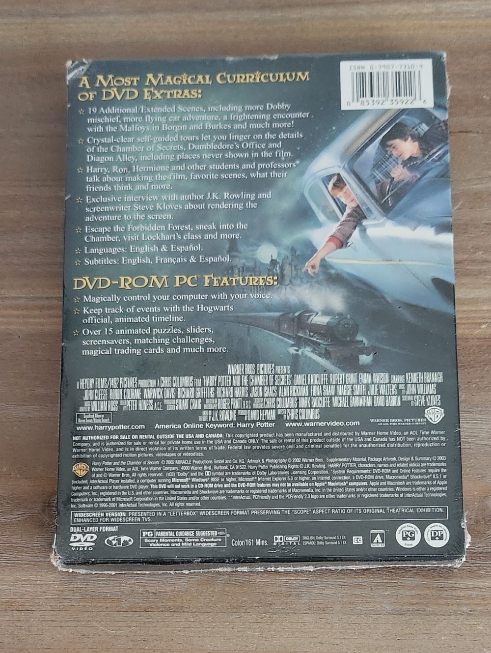 Warner Bros. Harry Potter and the Chamber of Secrets DVD - Green & Gold - Picture 2 of 11